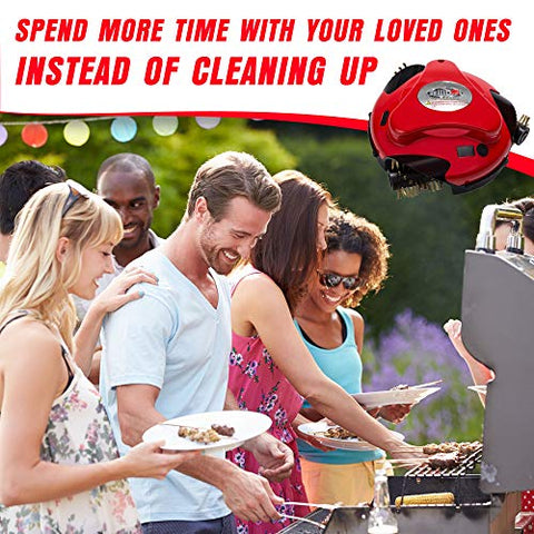 Automatic BBQ Grill Cleaning Robot @
