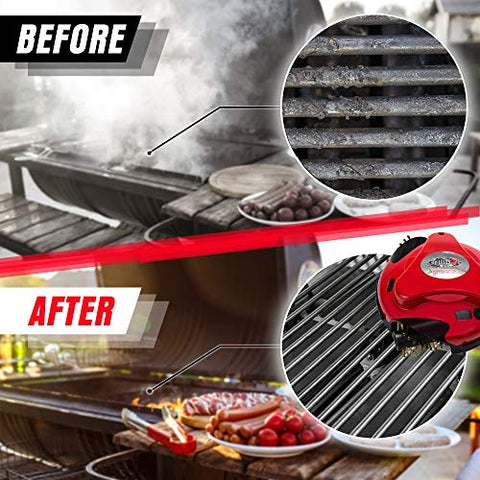  Customer reviews: Grillbot Grill Cleaning Robot with BBQ Grill  Cleaner and Grill Brushes