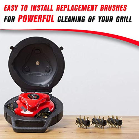 Grillbot Automatic BBQ Grill Cleaning Robot Replacement Brushes (Stain –  Robot Cleaner Store