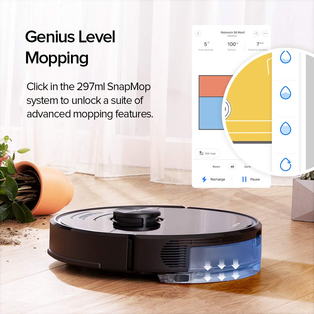 Roborock S6 MaxV Robot Vacuum Cleaner and Mop – Robot Cleaner Store